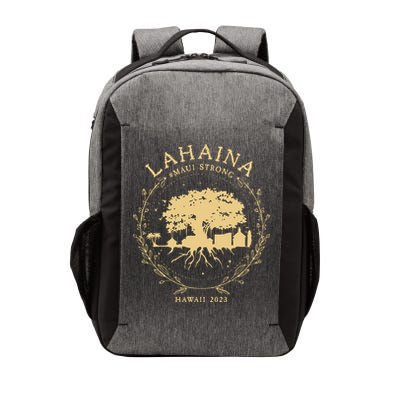 Maui Hawaii Shoreline Supportive Golden Maui Strong Lahaina Banyan Tree Vector Backpack