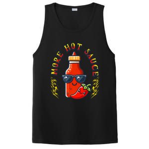 More Hot Sauce Spicy Food Lover Kawaii PosiCharge Competitor Tank