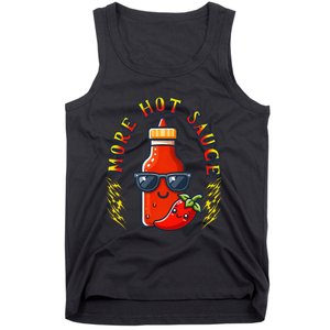 More Hot Sauce Spicy Food Lover Kawaii Tank Top