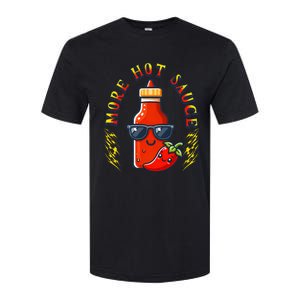 More Hot Sauce Spicy Food Lover Kawaii Softstyle CVC T-Shirt