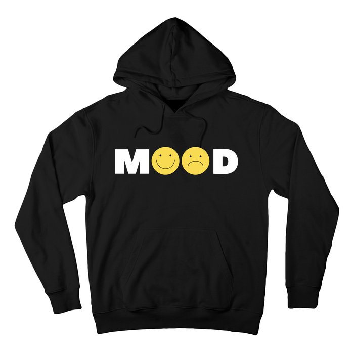 Mood Happy Sad Smiley Face Hoodie