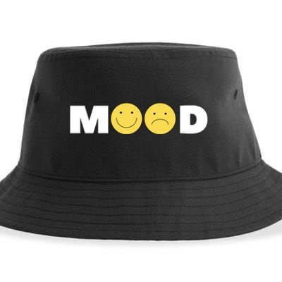 Mood Happy Sad Smiley Face Sustainable Bucket Hat