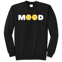 Mood Happy Sad Smiley Face Tall Sweatshirt