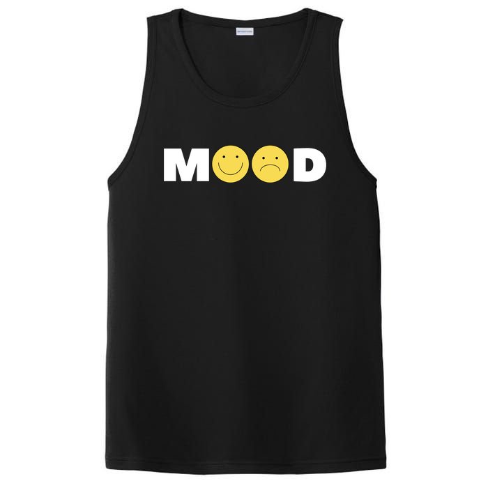 Mood Happy Sad Smiley Face PosiCharge Competitor Tank