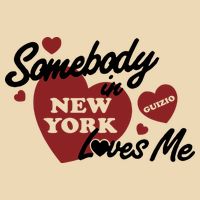 Mia Healey Somebody In New York Loves Me Guizio Drawstring Bag