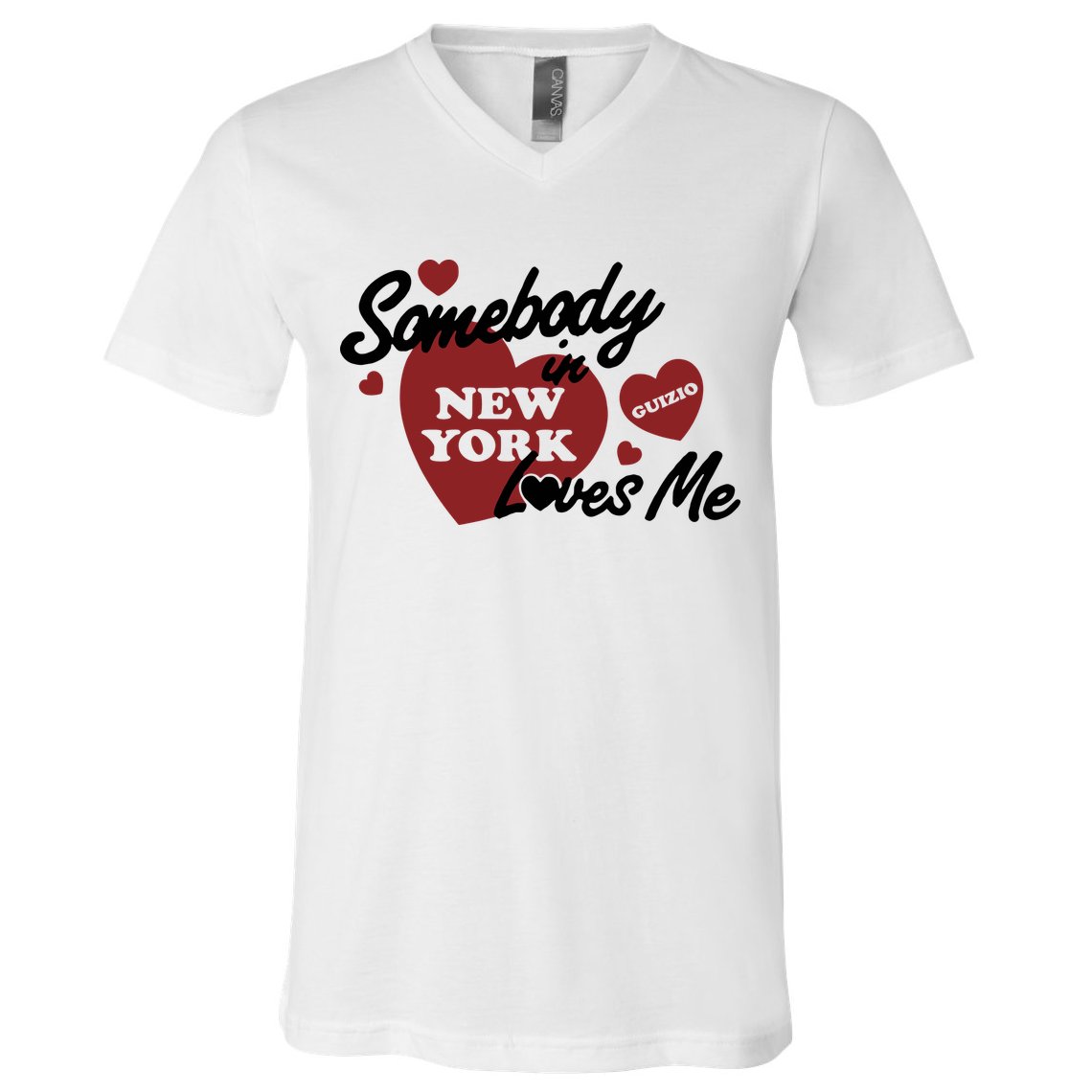 Mia Healey Somebody In New York Loves Me Guizio V-Neck T-Shirt