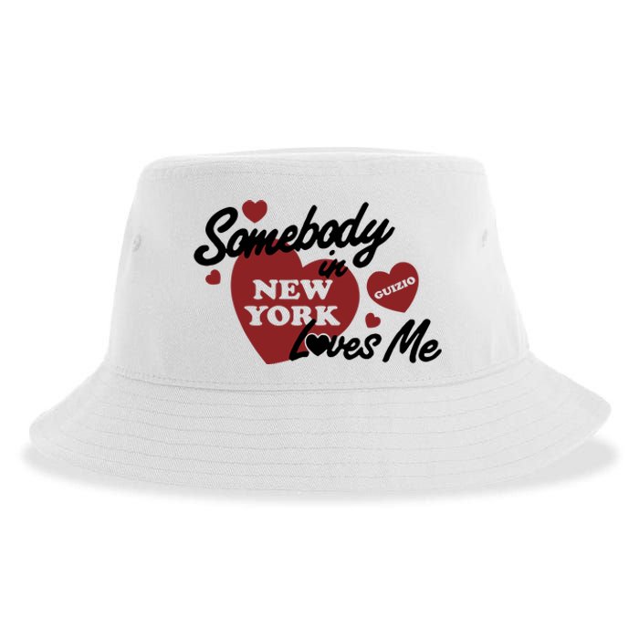 Mia Healey Somebody In New York Loves Me Guizio Sustainable Bucket Hat