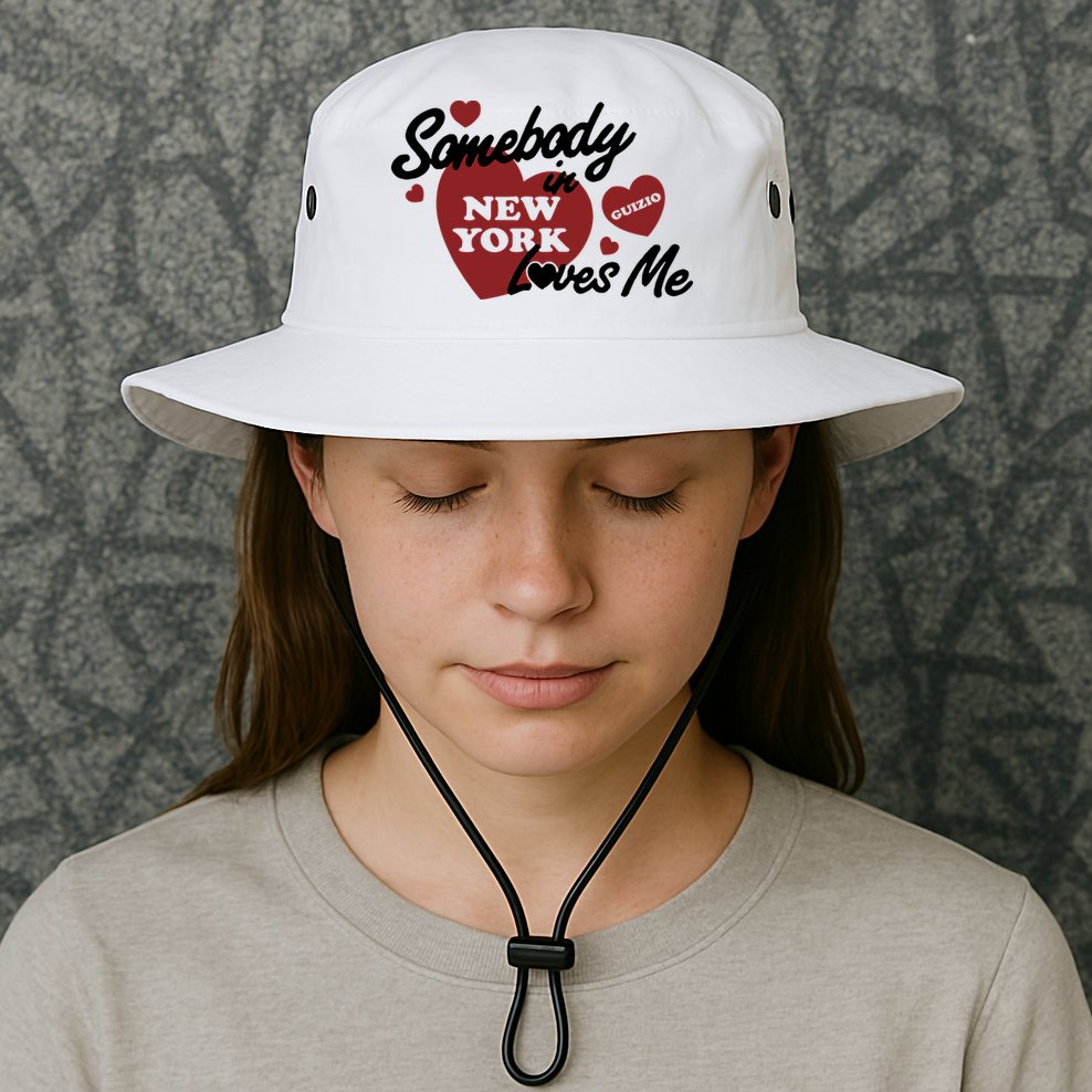 Mia Healey Somebody In New York Loves Me Guizio Bucket Hat