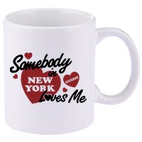Mia Healey Somebody In New York Loves Me Guizio 11oz C Handle Ceramic Mug