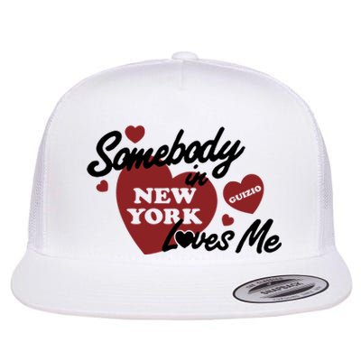 Mia Healey Somebody In New York Loves Me Guizio Flat Bill Trucker Hat