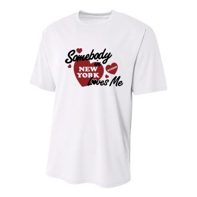 Mia Healey Somebody In New York Loves Me Guizio Youth Performance Sprint T-Shirt