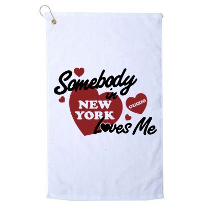 Mia Healey Somebody In New York Loves Me Guizio Golf Towel