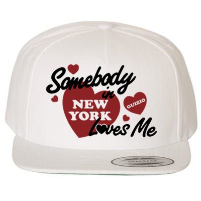 Mia Healey Somebody In New York Loves Me Guizio Wool Snapback Cap