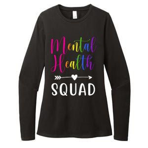 Mental Health Squad Awareness Colorful Womens CVC Long Sleeve Shirt