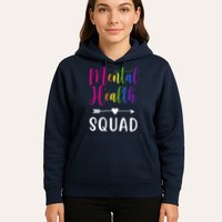 Mental Health Squad Awareness Colorful Hoodie