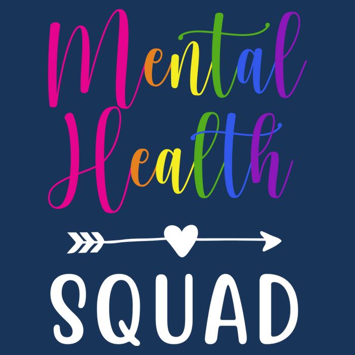 Mental Health Squad Awareness Colorful Hoodie