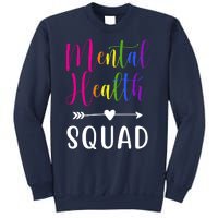 Mental Health Squad Awareness Colorful Sweatshirt