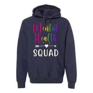 Mental Health Squad Awareness Colorful Premium Hoodie