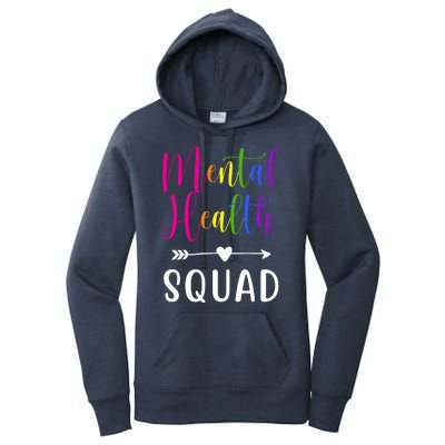 Mental Health Squad Awareness Colorful Women's Pullover Hoodie