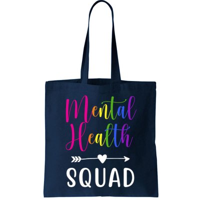 Mental Health Squad Awareness Colorful Bag