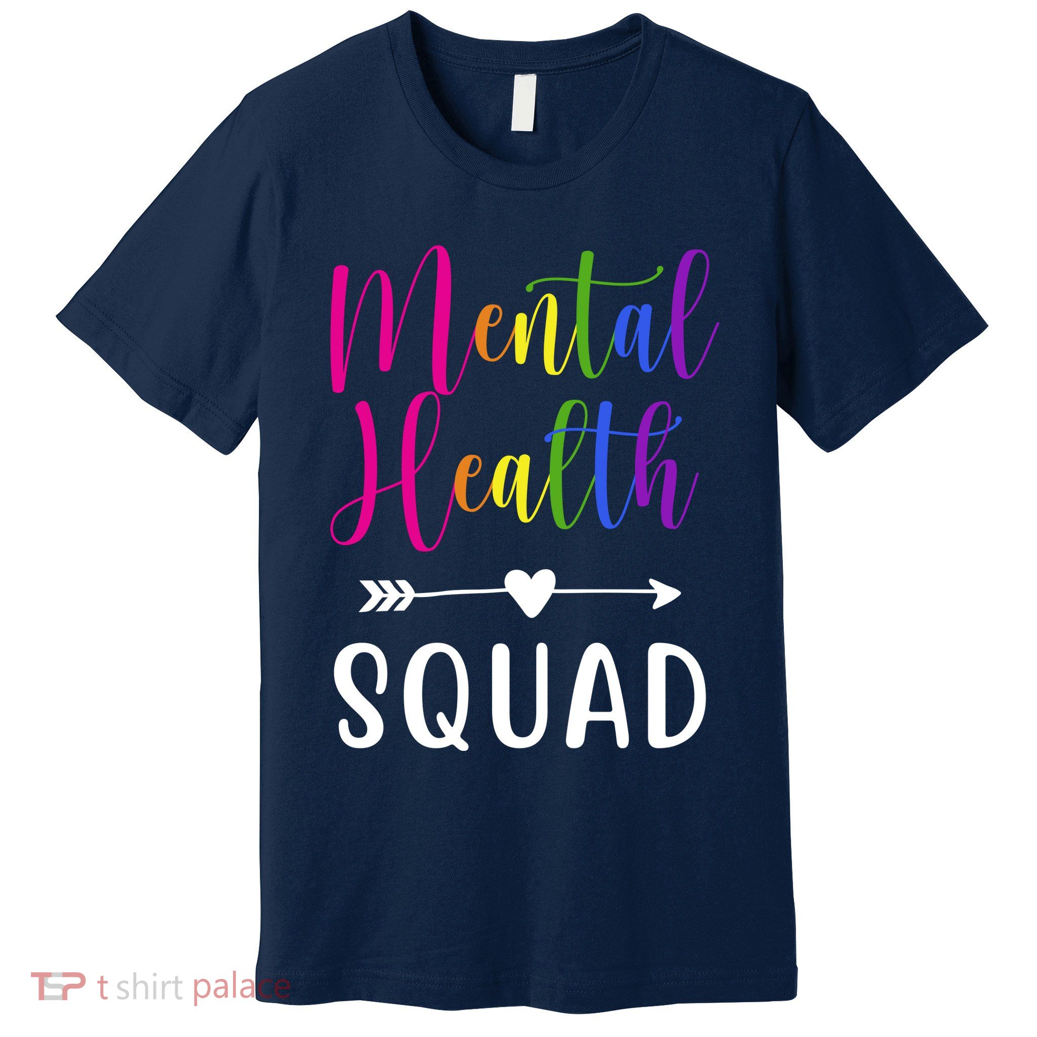 Mental Health Squad Awareness Colorful Premium T-Shirt