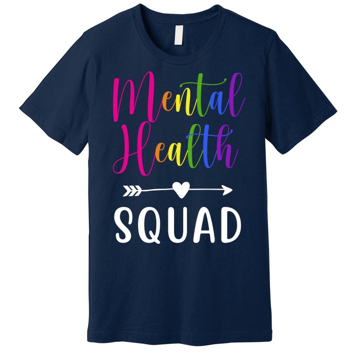 Mental Health Squad Awareness Colorful Premium T-Shirt