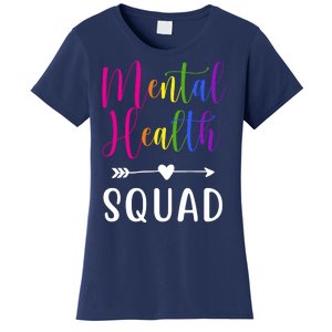 Mental Health Squad Awareness Colorful Women's T-Shirt