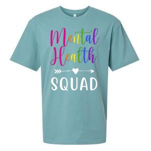 Mental Health Squad Awareness Colorful Sueded Cloud Jersey T-Shirt