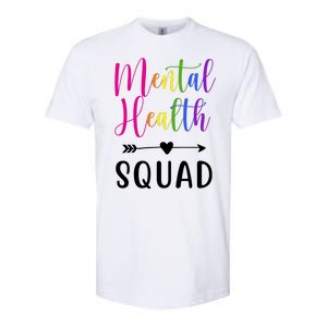 Mental Health Squad Awareness Colorful Softstyle CVC T-Shirt