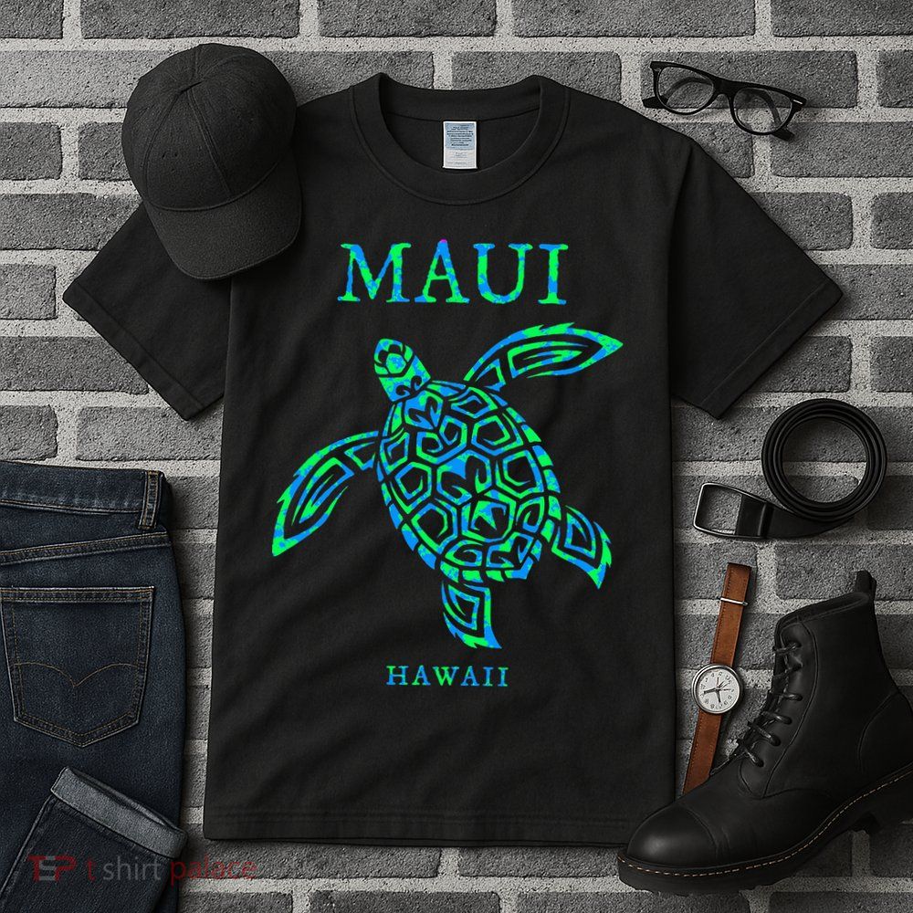 Maui Hawaii Sea Turtle Vacation Souvenir Tall T-Shirt