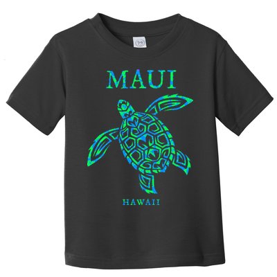 Maui Hawaii Sea Turtle Vacation Souvenir Toddler T-Shirt