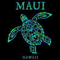Maui Hawaii Sea Turtle Vacation Souvenir Womens T-Shirt