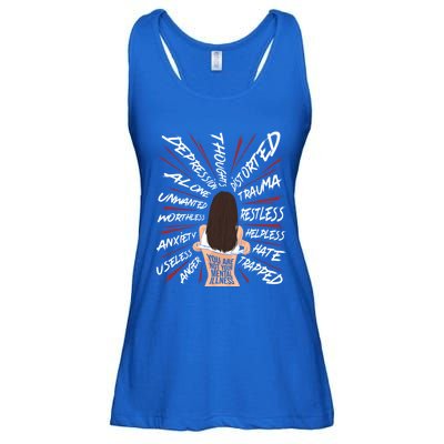 Mental Health Suicide Awareness Depression Uplifting Quotes Gift Ladies Essential Flowy Tank