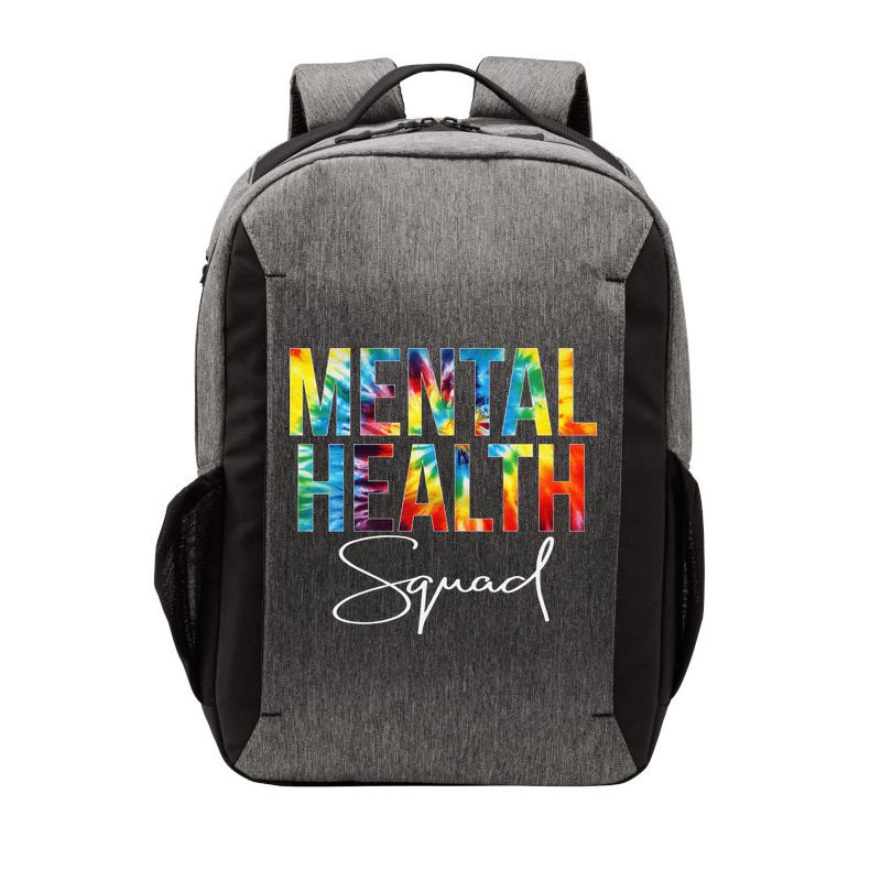 Mental Health Squad Appreciation Day Tie Dye  For Work Vector Backpack
