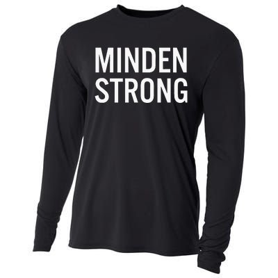 Minden High School Strong Cooling Performance Long Sleeve Crew