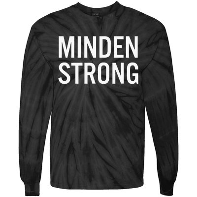 Minden High School Strong Tie-Dye Long Sleeve Shirt