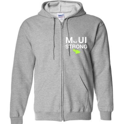 Maui Hawaii Strong Pray For Maui Gift Full Zip Hoodie