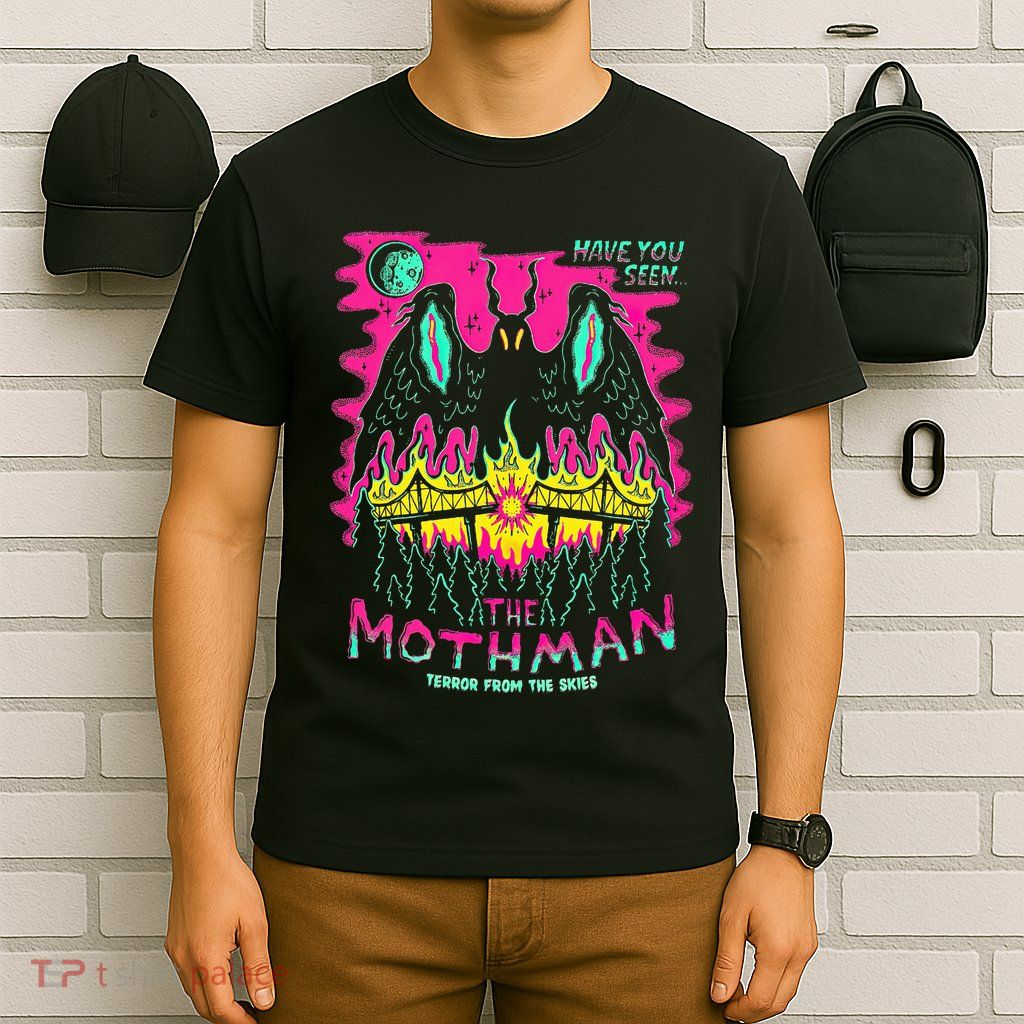 Mothman Halloween Shirts For Witches Wicked Clothes T-Shirt