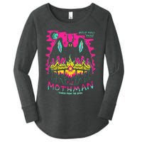 Mothman Halloween Shirts For Witches Wicked Clothes Women's Perfect Tri Tunic Long Sleeve Shirt