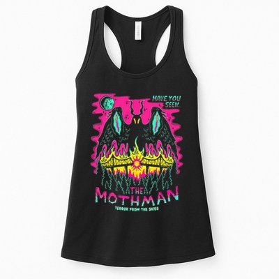Mothman Halloween Shirts For Witches Wicked Clothes Womens Tank Top