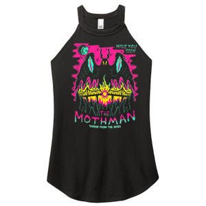 Mothman Halloween Shirts For Witches Wicked Clothes Women's Perfect Tri Rocker Tank