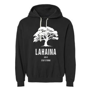 Maui Hawaii Strong Maui Wildfire Lahaina Survivor Garment-Dyed Fleece Hoodie