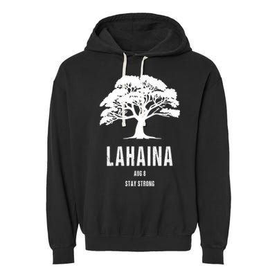 Maui Hawaii Strong Maui Wildfire Lahaina Survivor Garment-Dyed Fleece Hoodie
