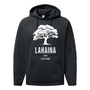 Maui Hawaii Strong Maui Wildfire Lahaina Survivor Performance Fleece Hoodie