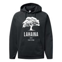 Maui Hawaii Strong Maui Wildfire Lahaina Survivor Performance Fleece Hoodie