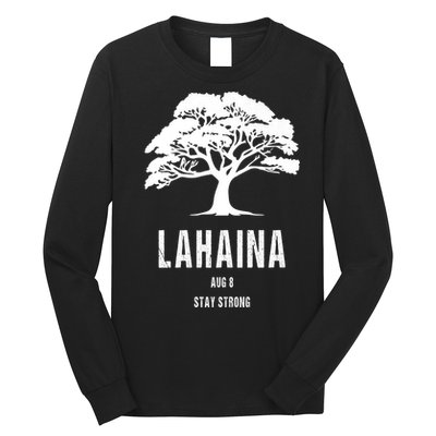 Maui Hawaii Strong Maui Wildfire Lahaina Survivor Long Sleeve Shirt