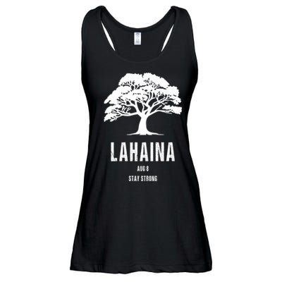 Maui Hawaii Strong Maui Wildfire Lahaina Survivor Ladies Essential Flowy Tank