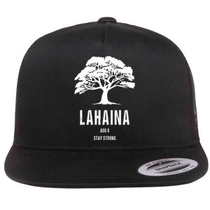 Maui Hawaii Strong Maui Wildfire Lahaina Survivor Flat Bill Trucker Hat