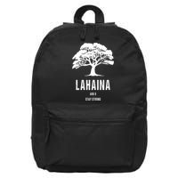 Maui Hawaii Strong Maui Wildfire Lahaina Survivor 16 in Basic Backpack