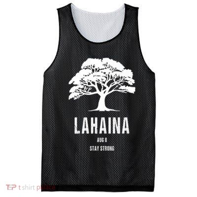 Maui Hawaii Strong Maui Wildfire Lahaina Survivor Mesh Reversible Basketball Jersey Tank